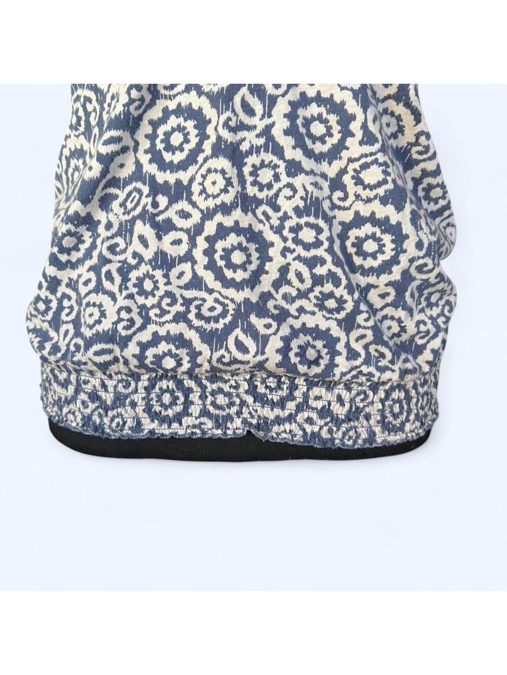 Vintage Y2K American Eagle Boho Blue Floral Tank Medium 🌿 - Picture 2 of 8
